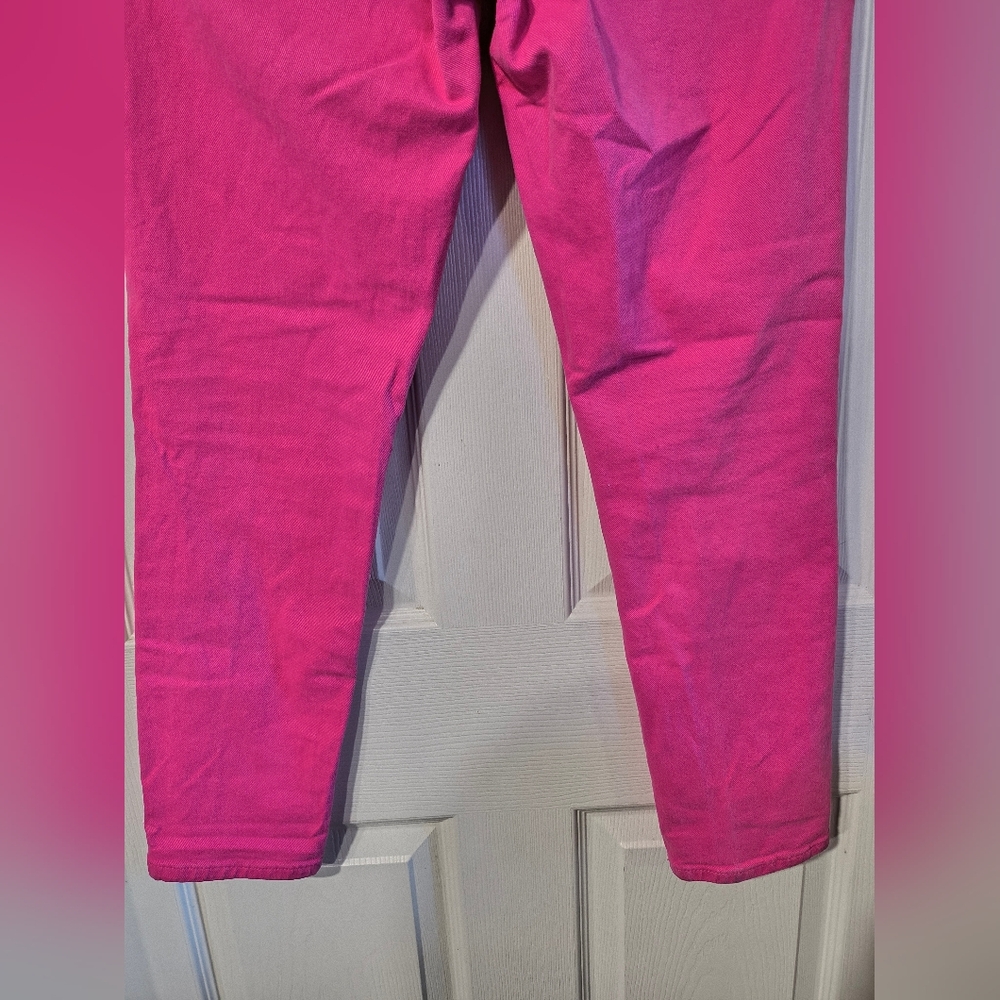 J Crew Toothpick Sz 30 Women's Pink Ankle Jeans - Picture 7 of 10